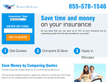 Tablet Screenshot of insure-help.com